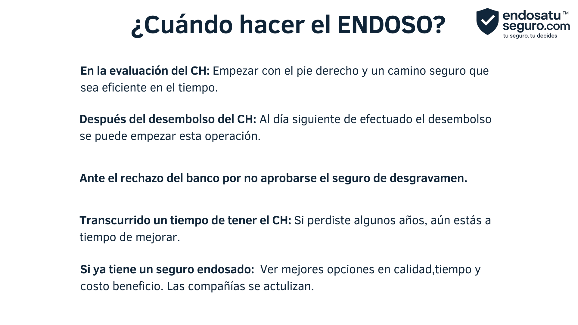 Proceso de Endosado